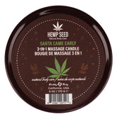 Hemp Seed 3-In-1 Massage Candle 170 g - Honey Cinnamon Maple Massage Candles